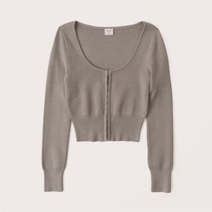 COPY - Abercrombie and Fitch olive Cardigan